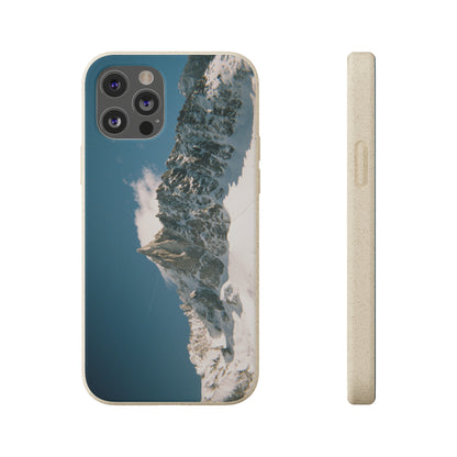 Winter Panorama of Matterhorn on a Biodegradable Case