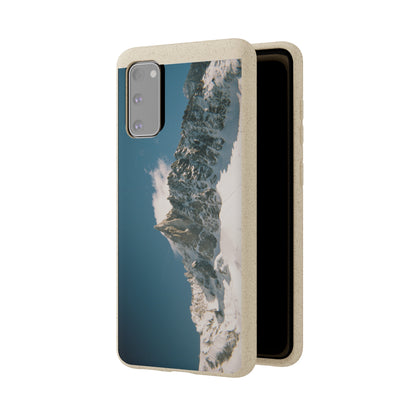 Winter Panorama of Matterhorn on a Biodegradable Case