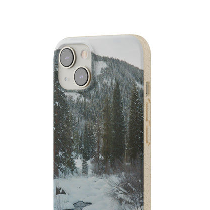 Serene Winter Colorado Landscape Film Photo printed on Biodegradable Case