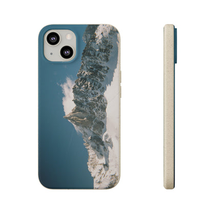 Winter Panorama of Matterhorn on a Biodegradable Case