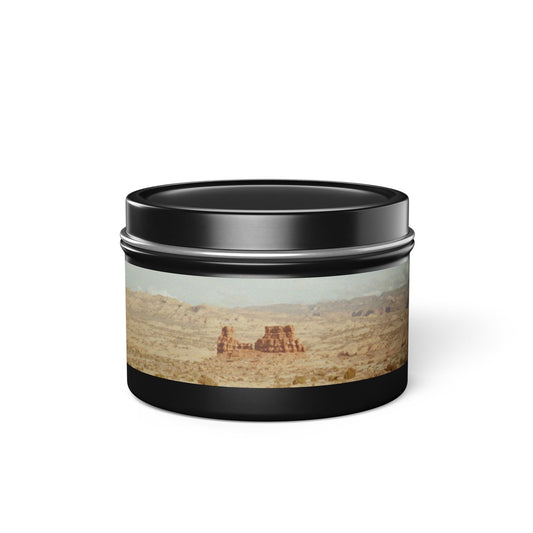 Hand-Poured Wilde West Landscape Tin Candle