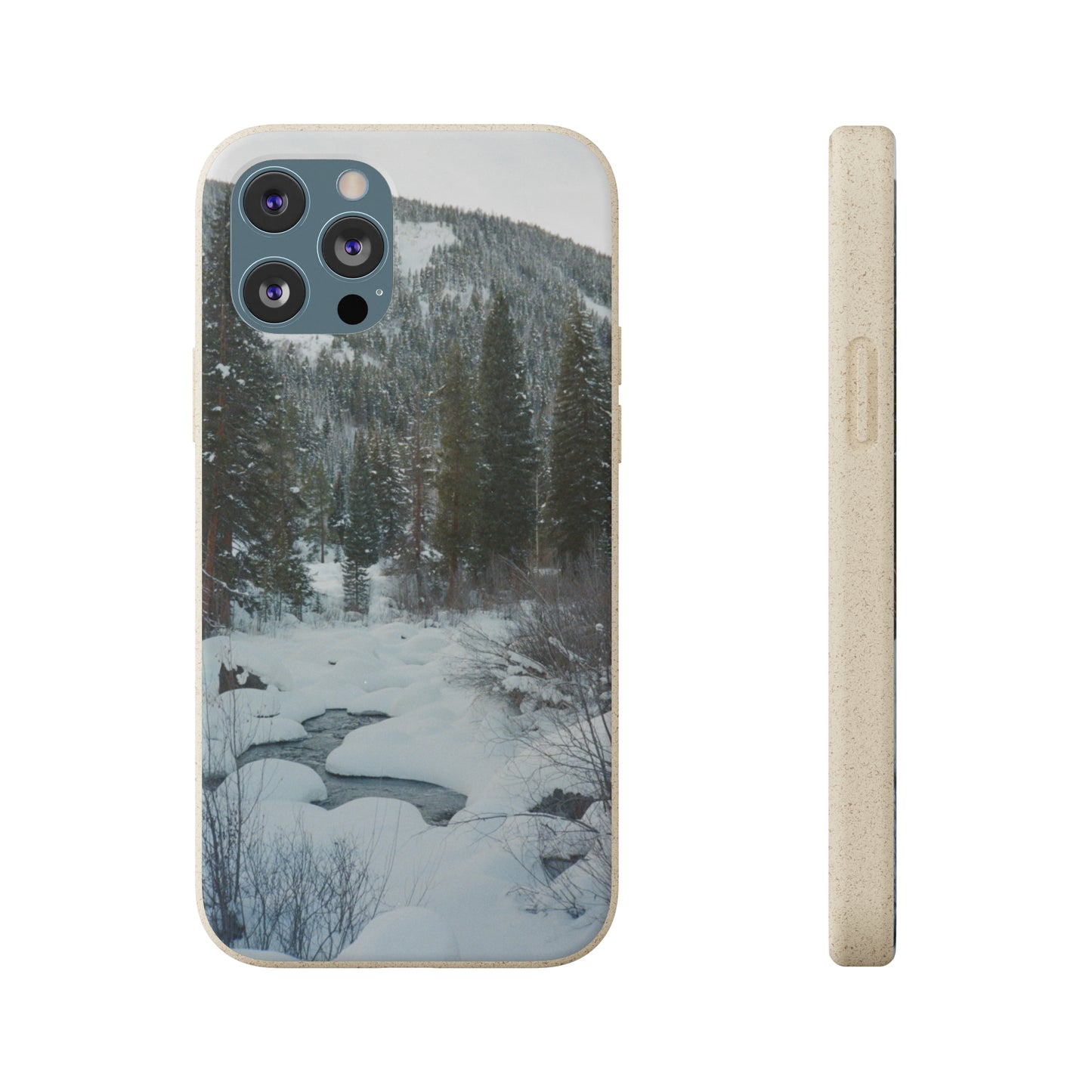 Serene Winter Colorado Landscape Film Photo printed on Biodegradable Case