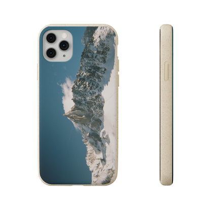 Winter Panorama of Matterhorn on a Biodegradable Case