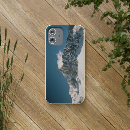 Winter Panorama of Matterhorn on a Biodegradable Case