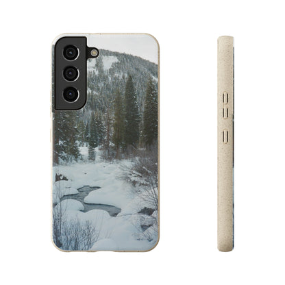 Serene Winter Colorado Landscape Film Photo printed on Biodegradable Case