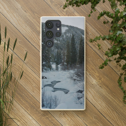 Serene Winter Colorado Landscape Film Photo printed on Biodegradable Case