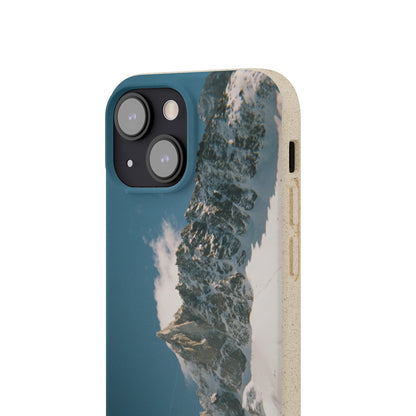 Winter Panorama of Matterhorn on a Biodegradable Case