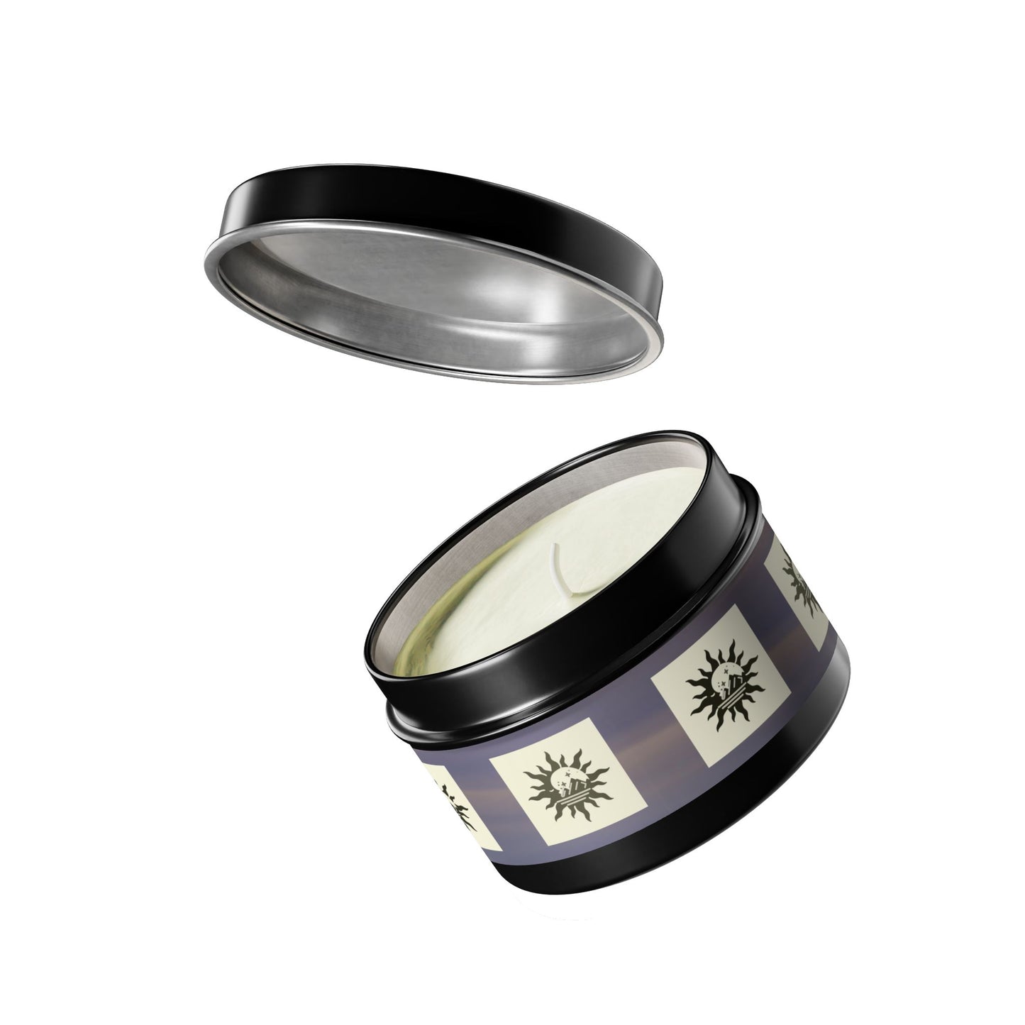 Hand-Poured Vanilla Bean Scent Tin Candle by Wilde & Co