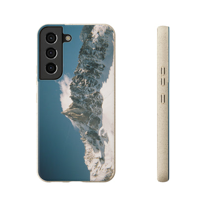 Winter Panorama of Matterhorn on a Biodegradable Case