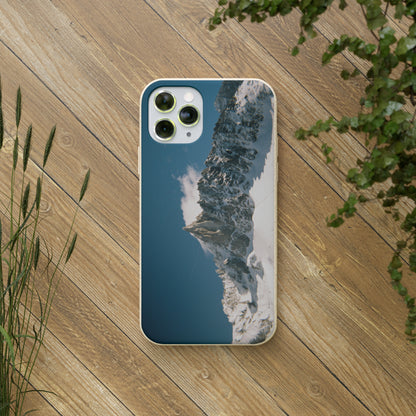 Winter Panorama of Matterhorn on a Biodegradable Case