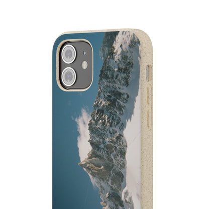 Winter Panorama of Matterhorn on a Biodegradable Case