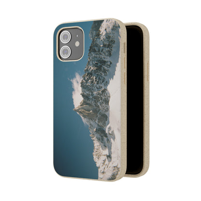 Winter Panorama of Matterhorn on a Biodegradable Case