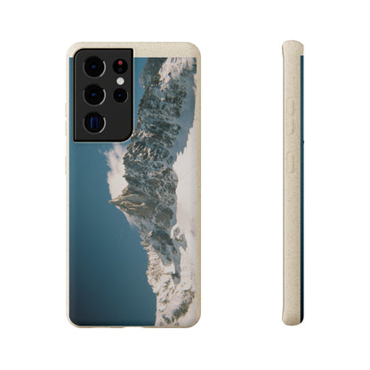 Winter Panorama of Matterhorn on a Biodegradable Case