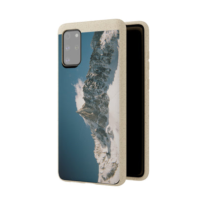 Winter Panorama of Matterhorn on a Biodegradable Case