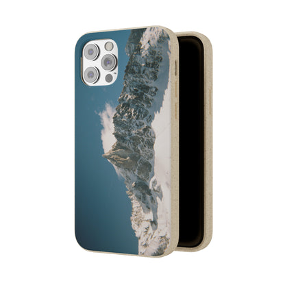 Winter Panorama of Matterhorn on a Biodegradable Case
