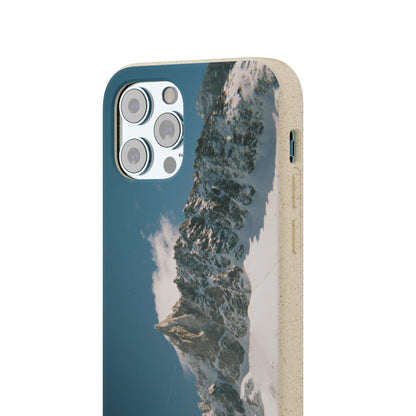 Winter Panorama of Matterhorn on a Biodegradable Case