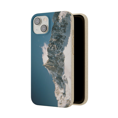 Winter Panorama of Matterhorn on a Biodegradable Case