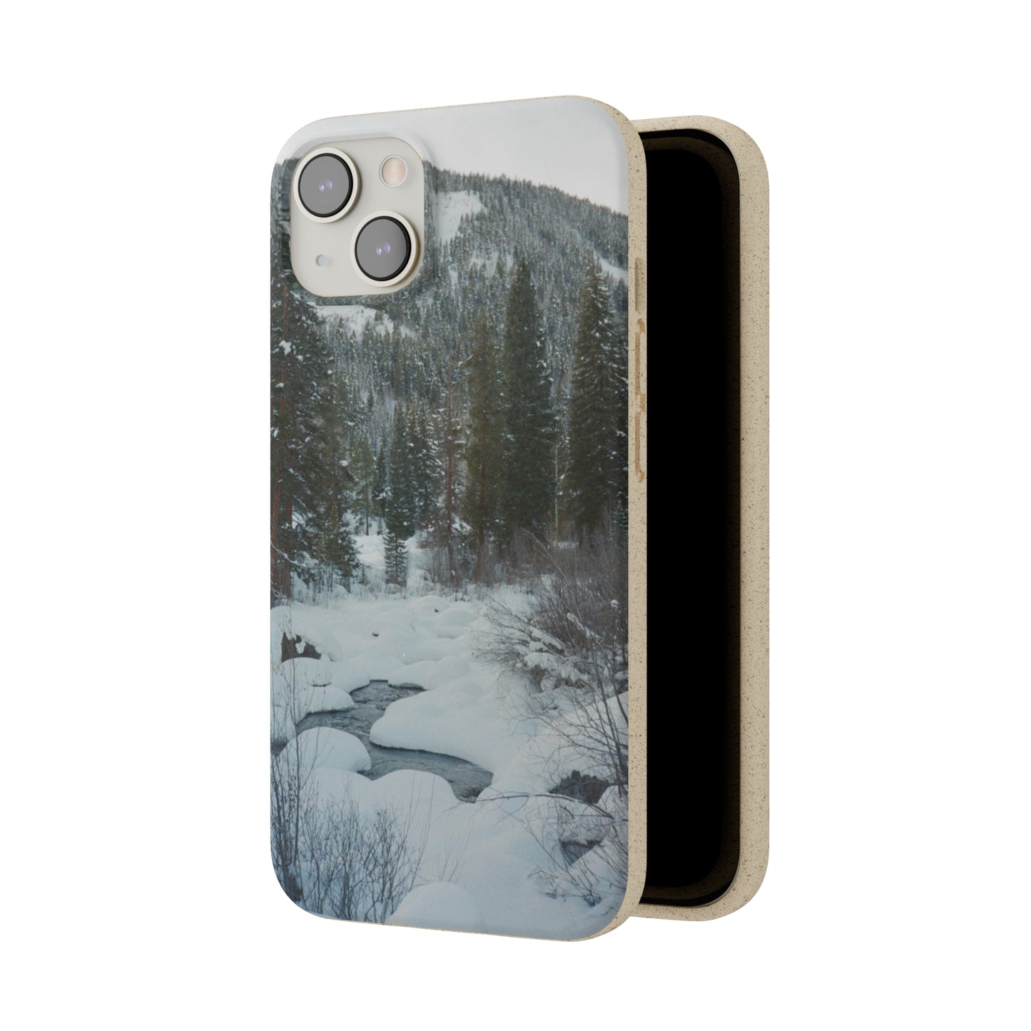 Serene Winter Colorado Landscape Film Photo printed on Biodegradable Case