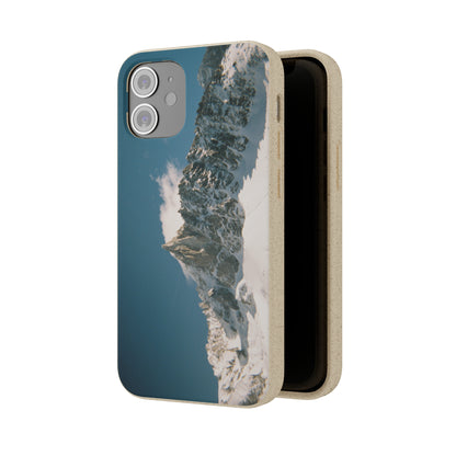 Winter Panorama of Matterhorn on a Biodegradable Case