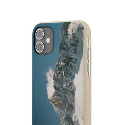 Winter Panorama of Matterhorn on a Biodegradable Case