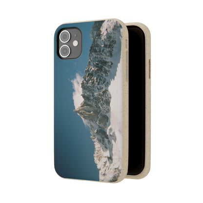 Winter Panorama of Matterhorn on a Biodegradable Case