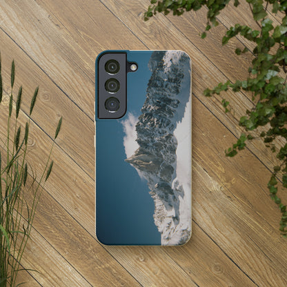 Winter Panorama of Matterhorn on a Biodegradable Case