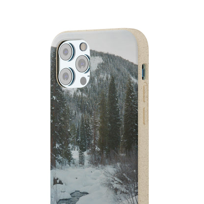 Serene Winter Colorado Landscape Film Photo printed on Biodegradable Case