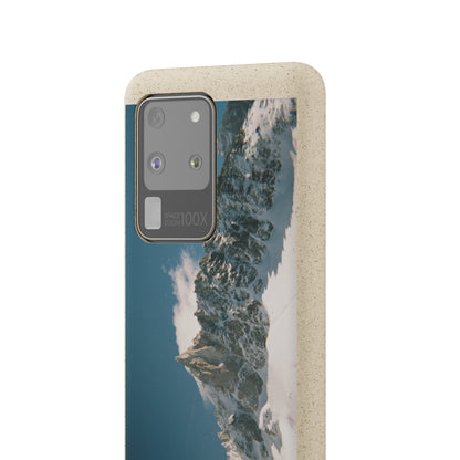 Winter Panorama of Matterhorn on a Biodegradable Case