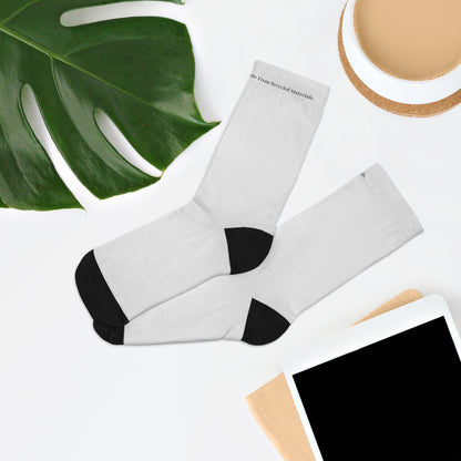 Made From Recycled Materials Poly Socks
