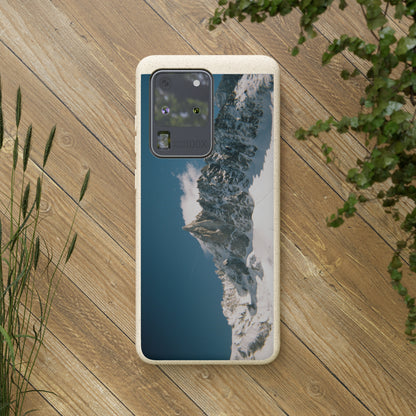 Winter Panorama of Matterhorn on a Biodegradable Case