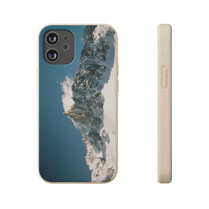 Winter Panorama of Matterhorn on a Biodegradable Case