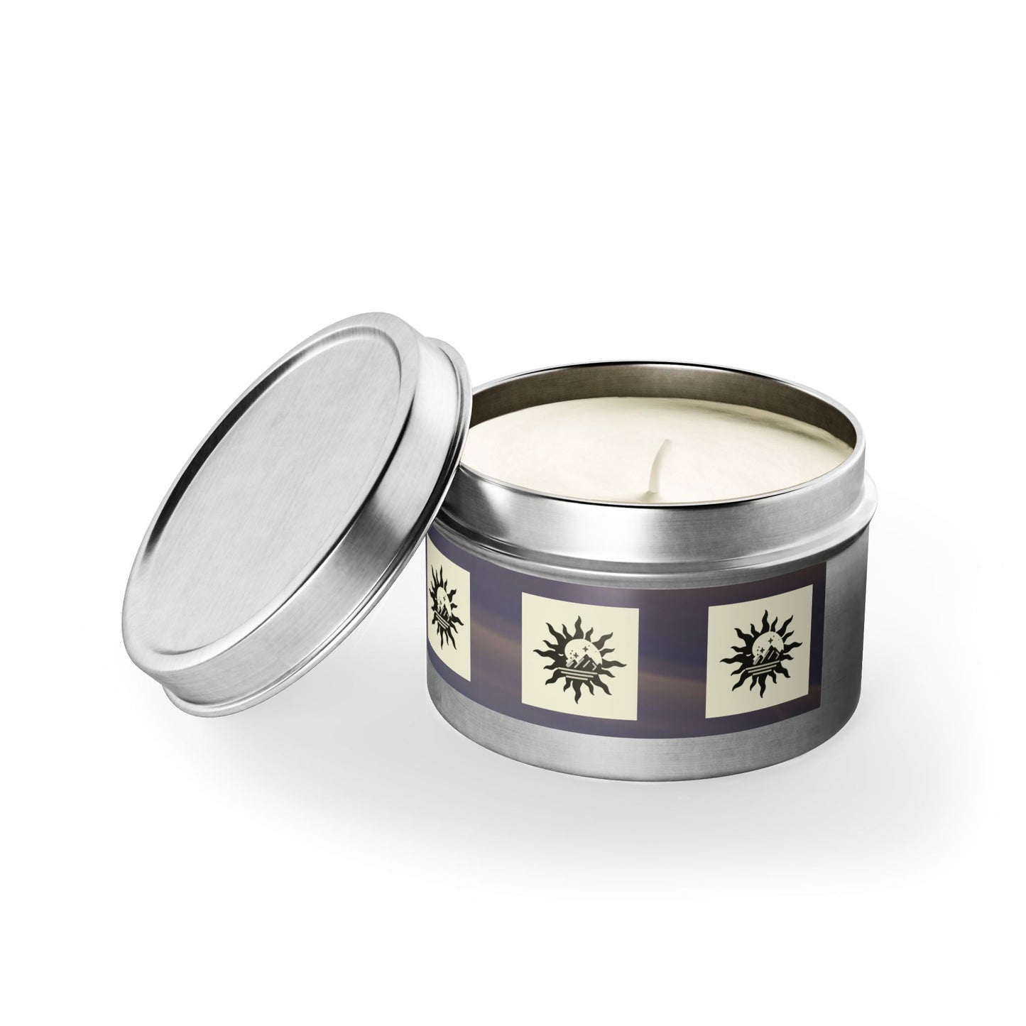 Hand-Poured Vanilla Bean Scent Tin Candle by Wilde & Co