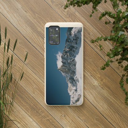 Winter Panorama of Matterhorn on a Biodegradable Case