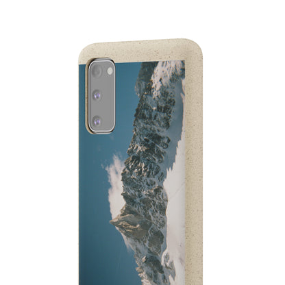 Winter Panorama of Matterhorn on a Biodegradable Case