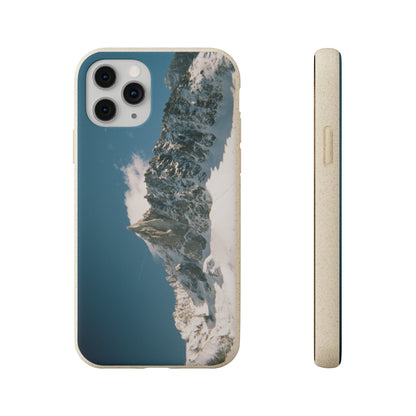 Winter Panorama of Matterhorn on a Biodegradable Case
