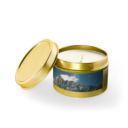 Mountain Escape Matterhorn Scented Soy Candle - 4oz Tin, 20hr Burn, Handmade USA