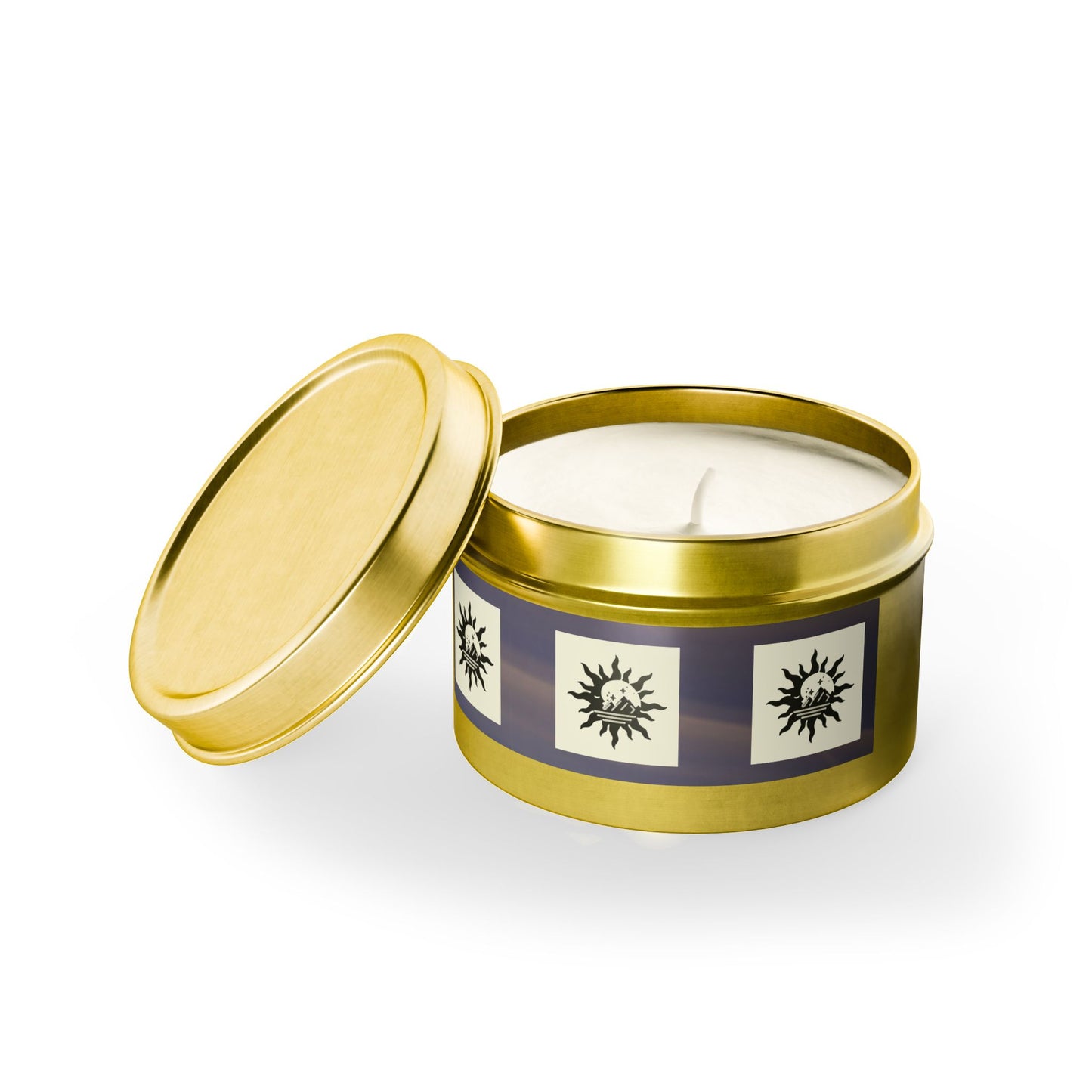 Hand-Poured Vanilla Bean Scent Tin Candle by Wilde & Co