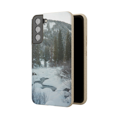 Serene Winter Colorado Landscape Film Photo printed on Biodegradable Case