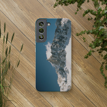 Winter Panorama of Matterhorn on a Biodegradable Case