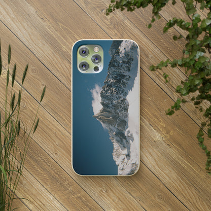 Winter Panorama of Matterhorn on a Biodegradable Case