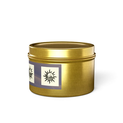 Hand-Poured Vanilla Bean Scent Tin Candle by Wilde & Co