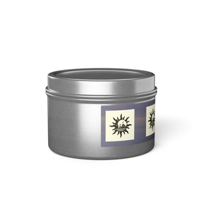 Hand-Poured Vanilla Bean Scent Tin Candle by Wilde & Co