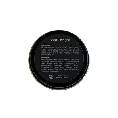 Cedar Tobacco Solid Cologne – Rich Cedar & Tobacco Scent – Compact & Long-Lasting