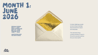 Weird Joy - Mail Series