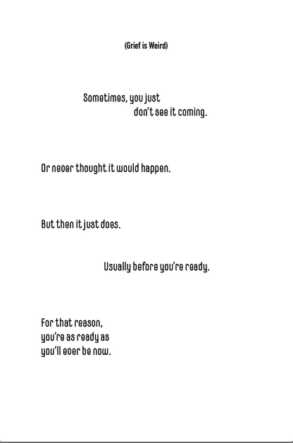 Grief is Weird – A Pocket-Sized Guide to Navigating Grief and Loss