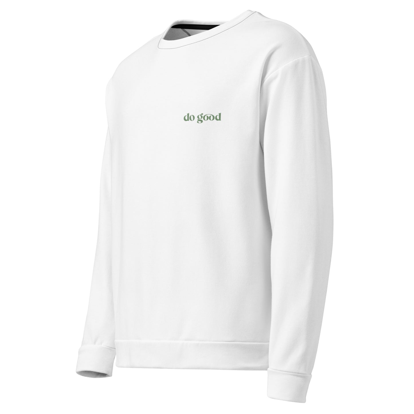 'Do Good' Made from Recycled Materials Unisex Sweatshirt – Sustainable & Comfortable Fashion