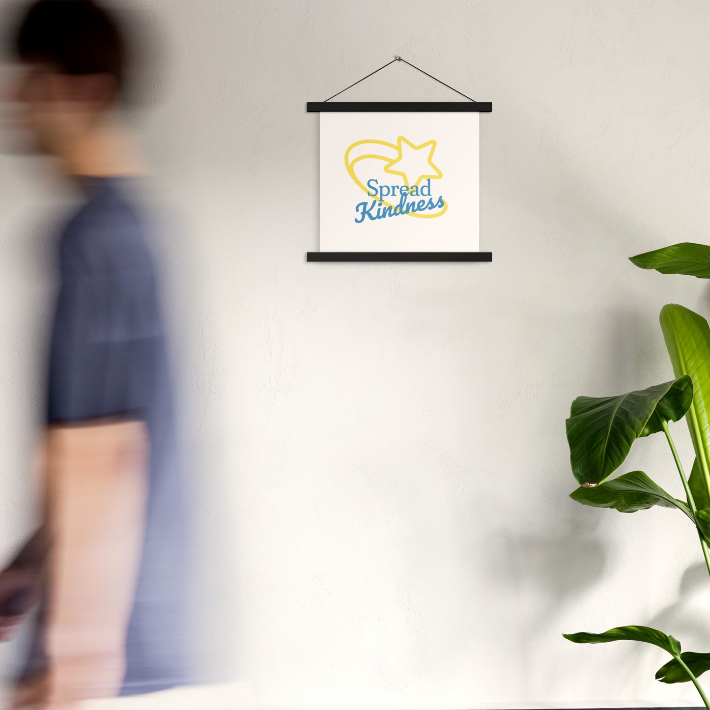 'Spread Kindness' Hanging Poster – Inspirational Wall Art – Uplifting Design for Any Space