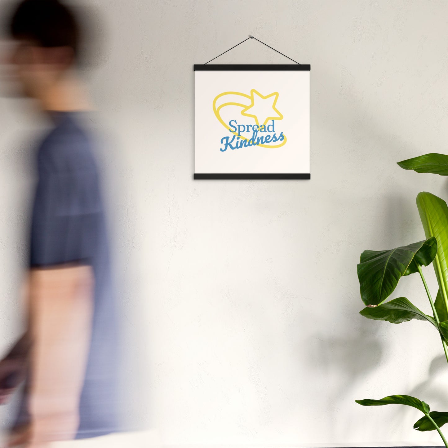 'Spread Kindness' Hanging Poster – Inspirational Wall Art – Uplifting Design for Any Space