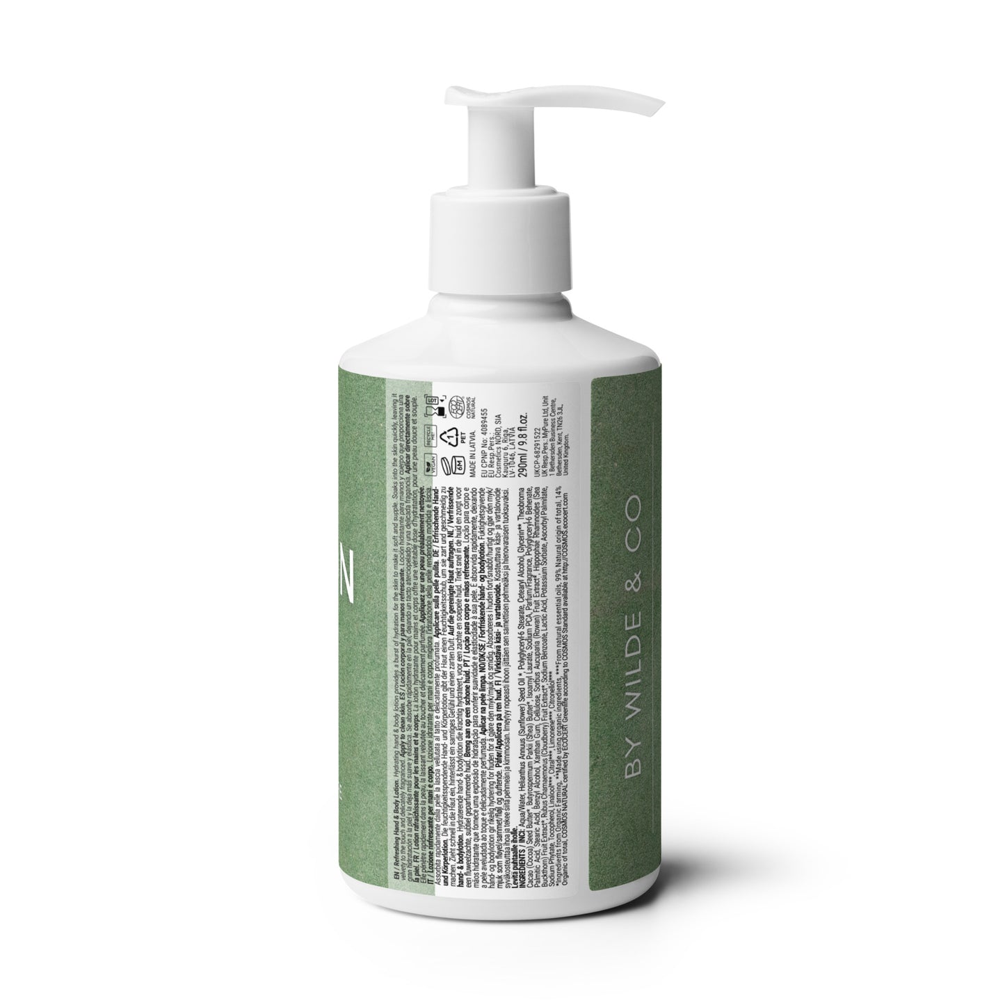Green Tea Organic Vegan Lotion – Nourishing, Natural Skincare – Hydrating & Eco-Friendly