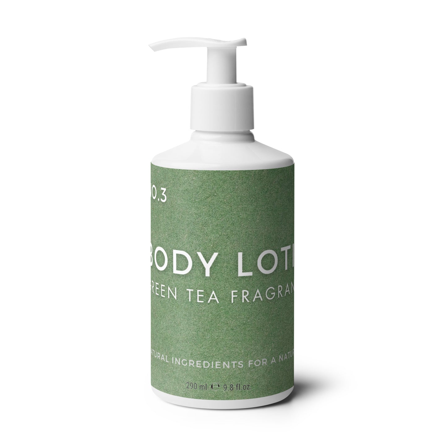 Green Tea Organic Vegan Lotion – Nourishing, Natural Skincare – Hydrating & Eco-Friendly
